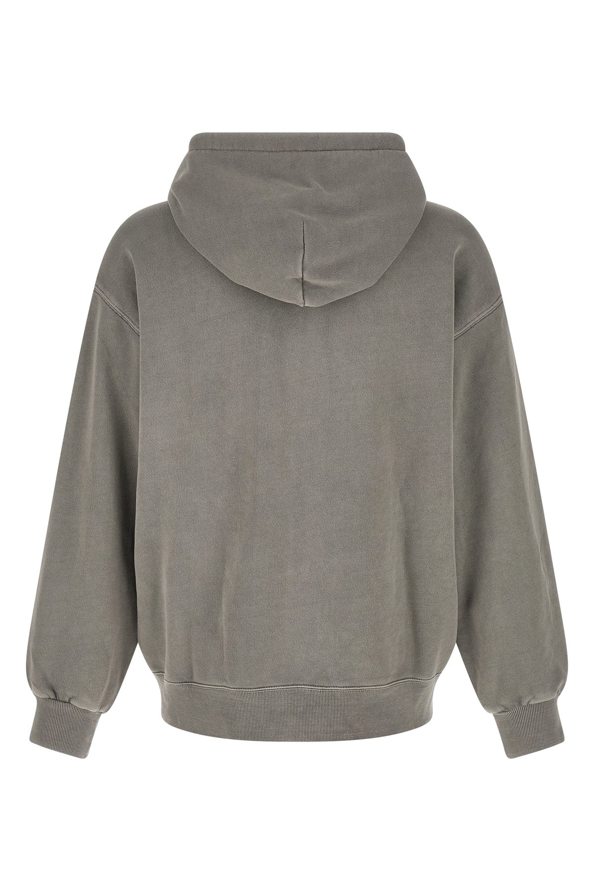 nelson hoodie in heavy unbrushed cotton jersey dyed a délavé effect garment