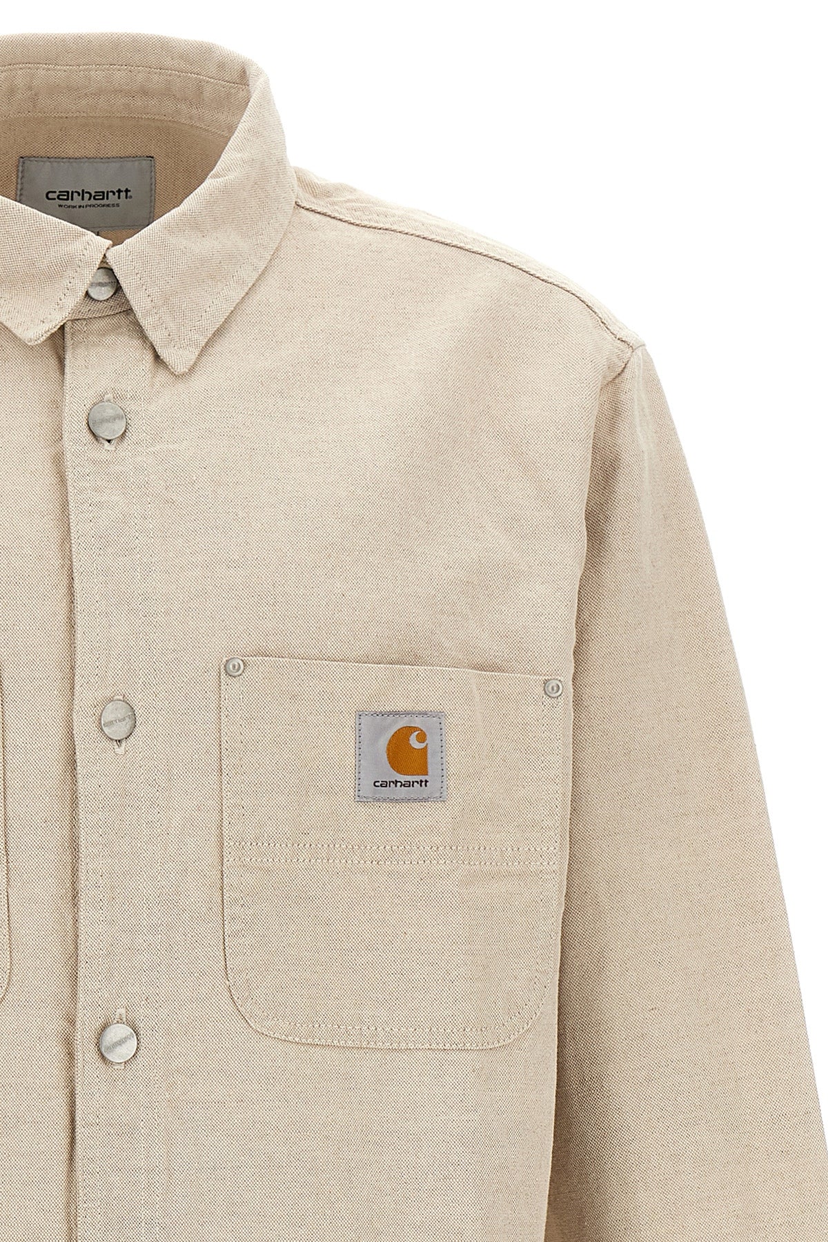unlined sullivan cotton and linen blend walter overshirt