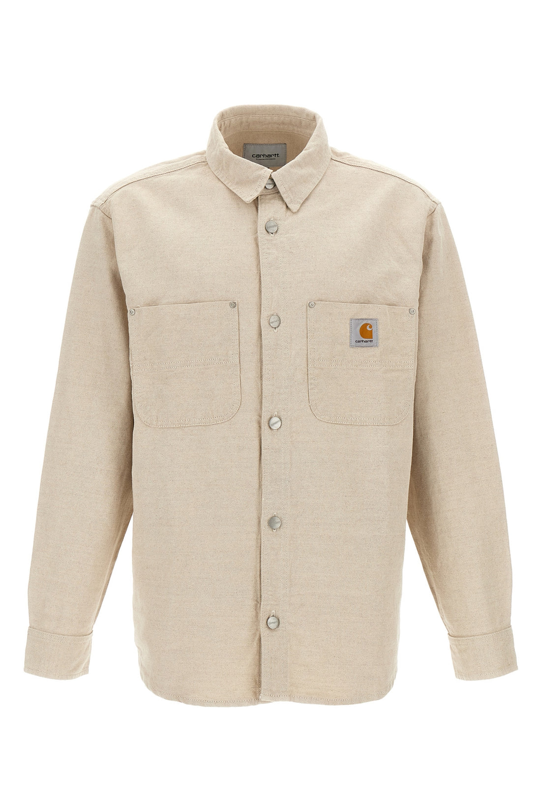 CARHARTT WIP L unlined sullivan cotton and linen blend walter overshirt