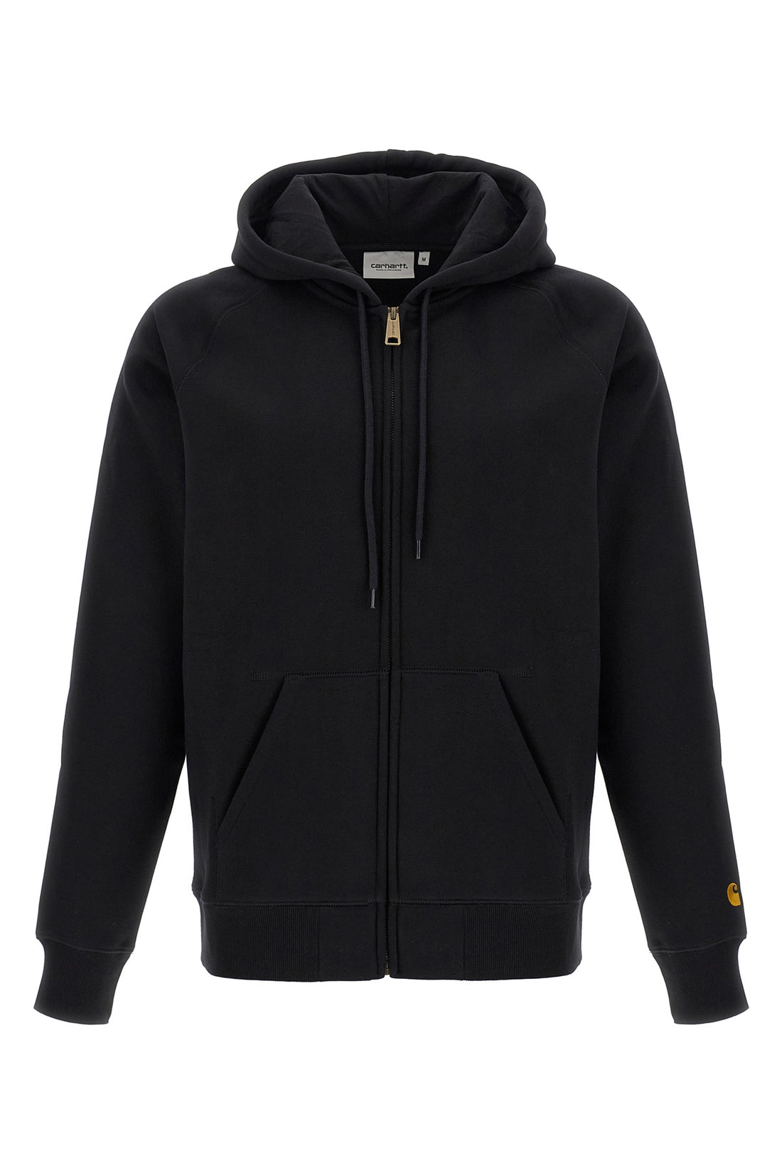 CARHARTT WIP L chase hoodie in heavy brushed polycotton jersey