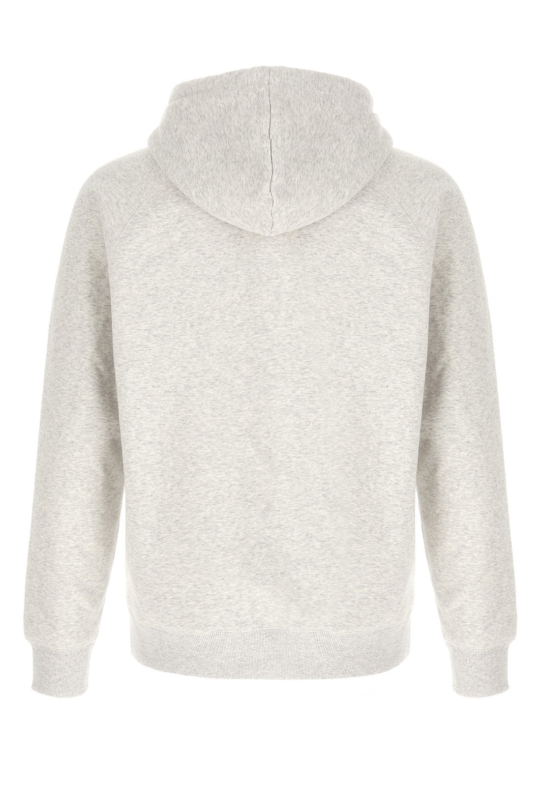 CARHARTT WIP L chase hoodie in heavy mélange brushed polycotton jersey