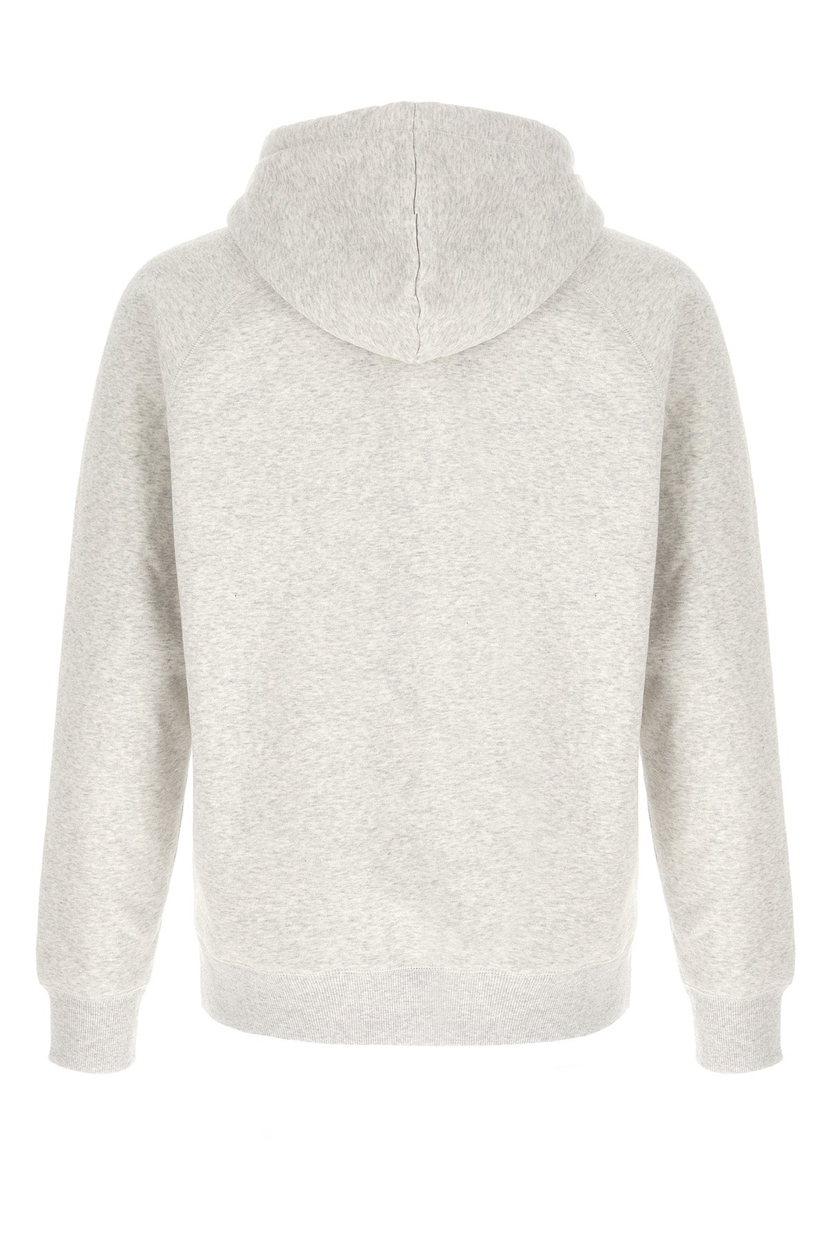 chase hoodie in heavy mélange brushed polycotton jersey