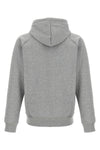 chase hoodie in heavy melange brushed polycotton jersey