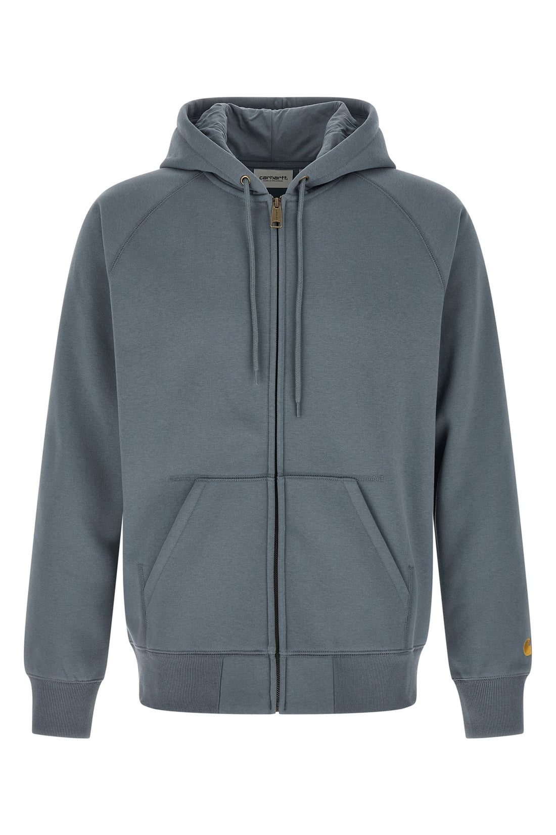 CARHARTT WIP L chase hoodie in heavy brushed polycotton jersey