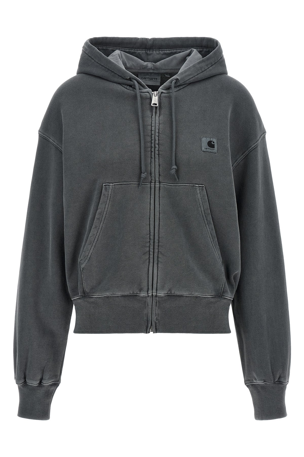 the carhartt wip nelson sweatshirt interprets everyday wear through a structur