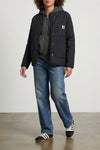nelson hoodie in heavy unbrushed cotton jersey