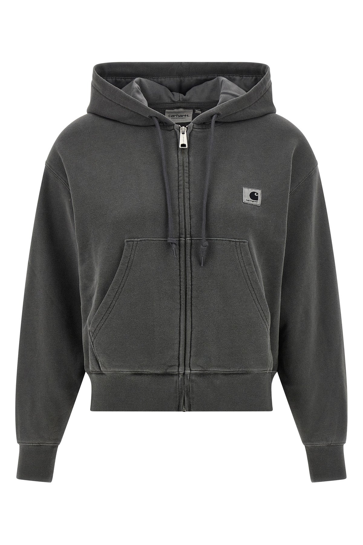 nelson hoodie in heavy unbrushed cotton jersey