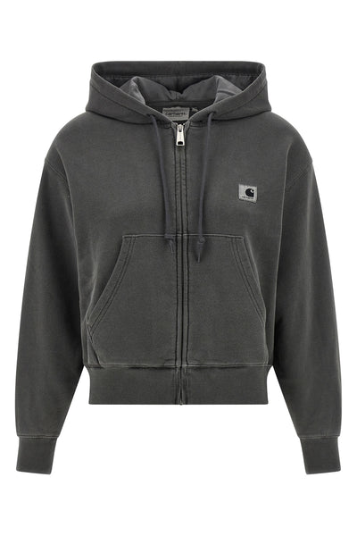 nelson hoodie in heavy unbrushed cotton jersey