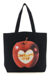 canvas graphic tote shopping bag in sturdy dearborn canvas