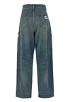 brandon single knee jeans in heavy camano stonewashed cotton denim