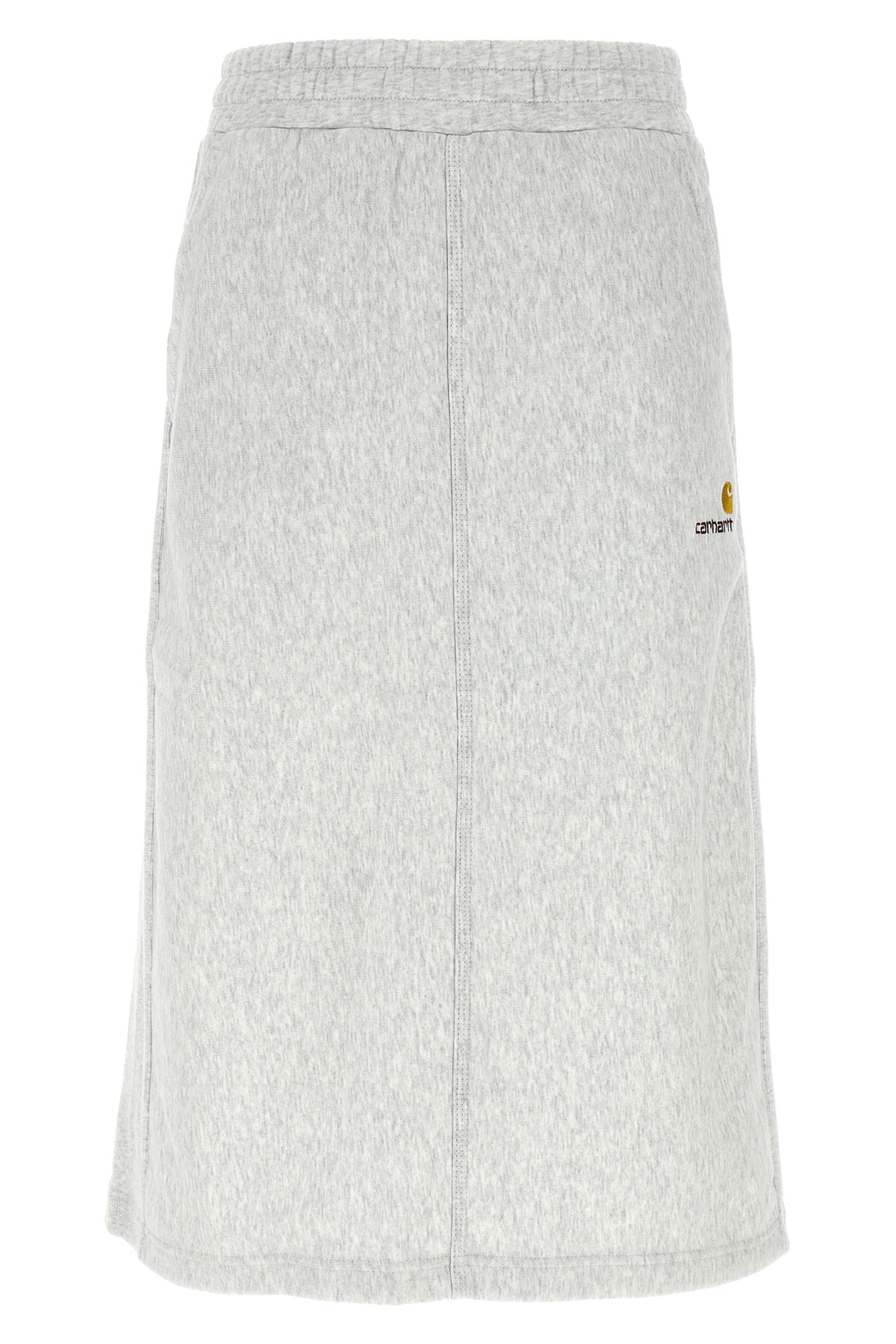 CARHARTT WIP L american script midi skirt in heavy brushed polyester-cotton jersey for a flee