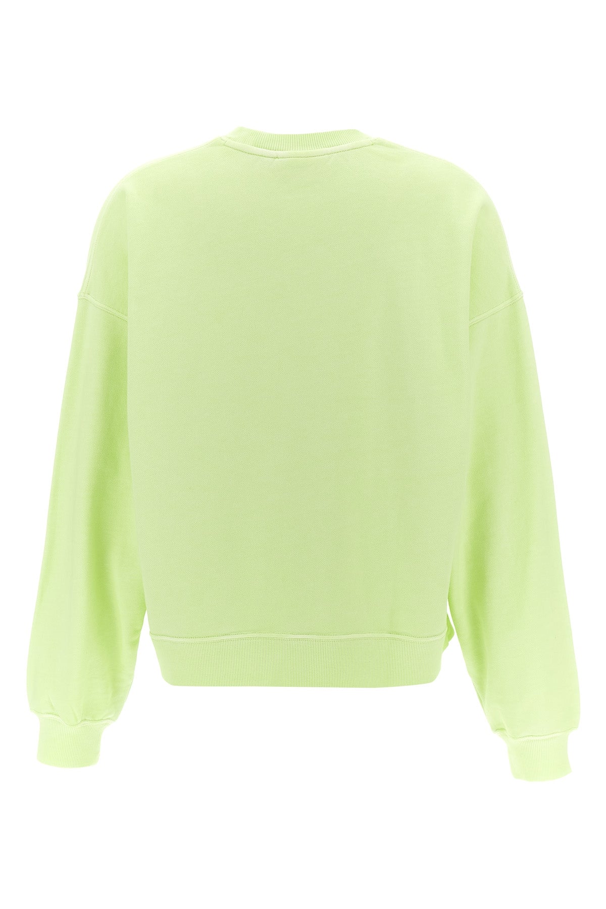 benton unbrushed cotton jersey sweatshirt dyed on the front