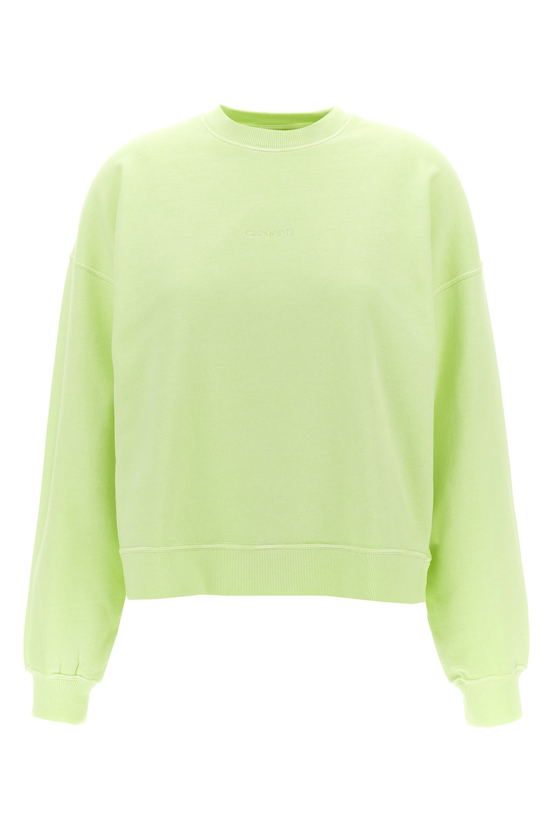 CARHARTT WIP S benton unbrushed cotton jersey sweatshirt dyed on the front