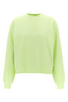 benton unbrushed cotton jersey sweatshirt dyed on the front