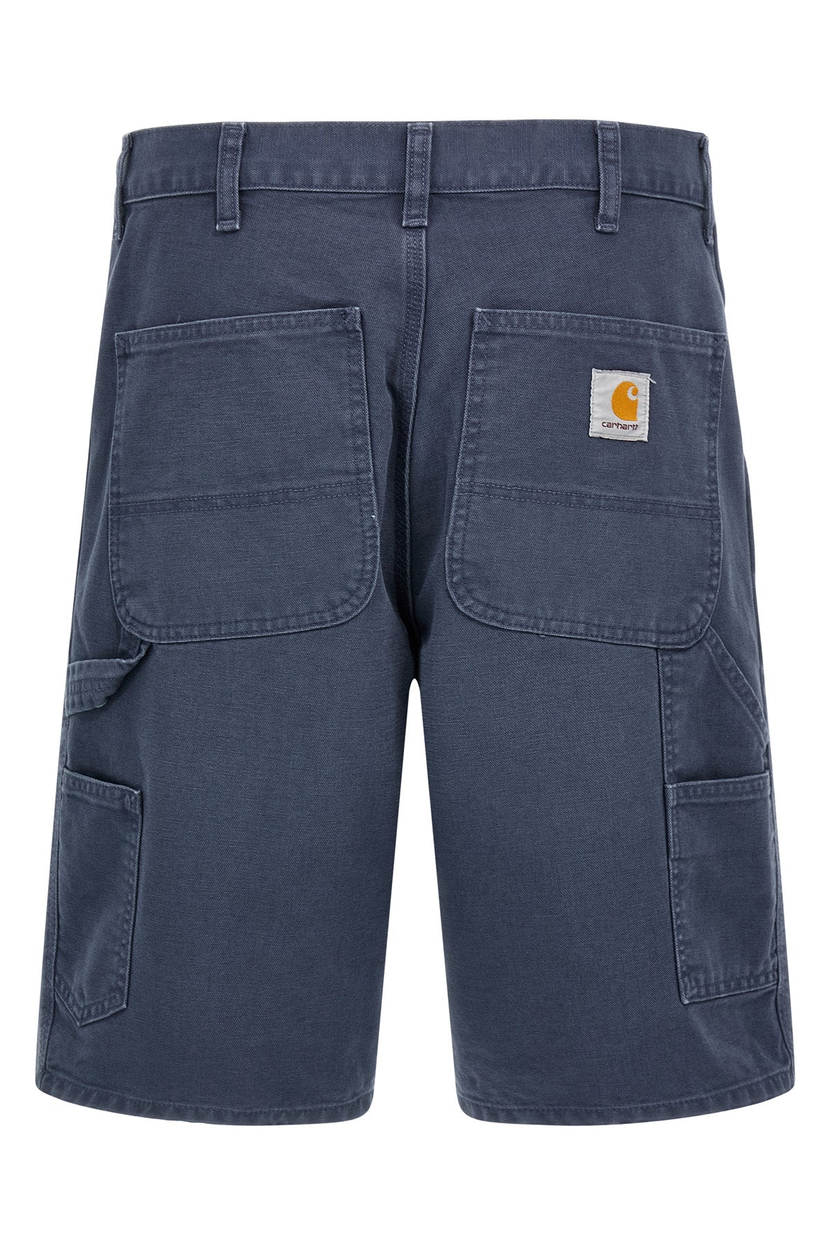 single knee cotton bermuda shorts