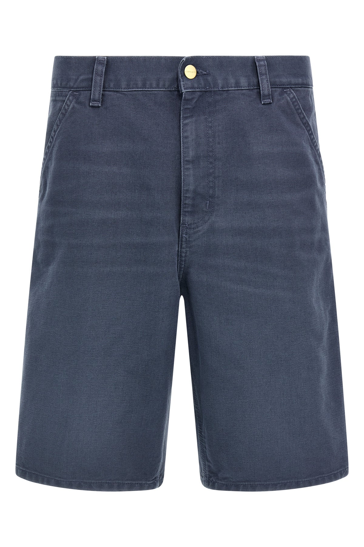 single knee cotton bermuda shorts