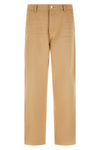 single knee trousers in heavy dearborn cotton canvas