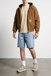 dearborn cotton canvas og active jacket of 340 grams stone canvas wash