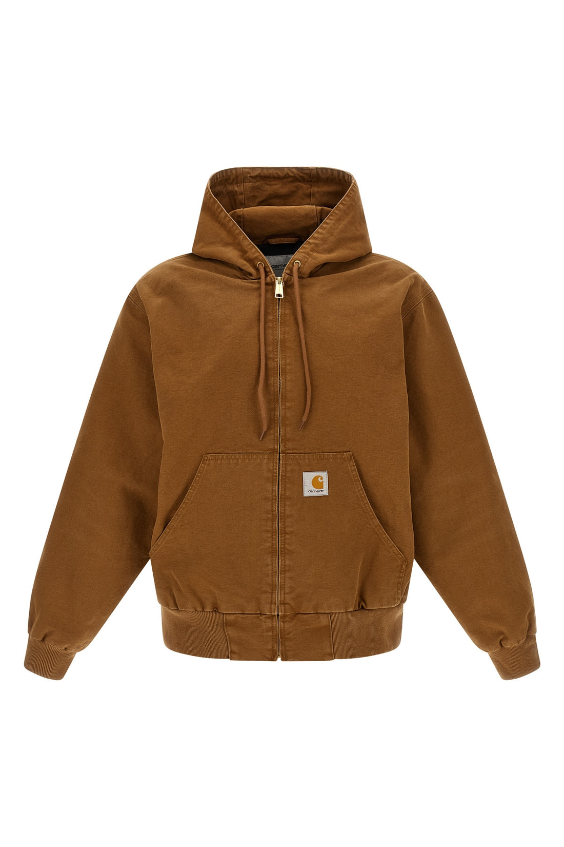 CARHARTT WIP L dearborn cotton canvas og active jacket of 340 grams stone canvas wash