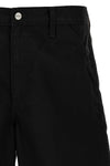 simple bermuda shorts in medium-weight polyester-cotton twill