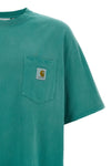 hudson cotton t-shirt dyed delavé garment