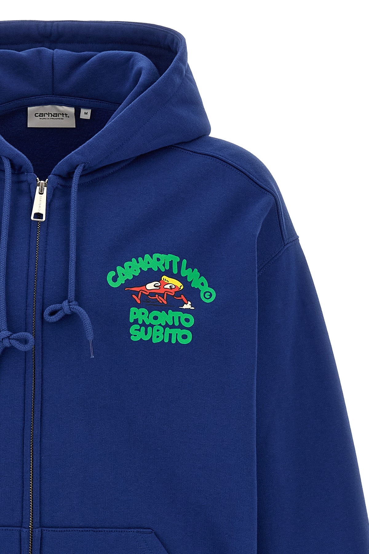 hooded pronto sweat jacket cotton blend hoodie