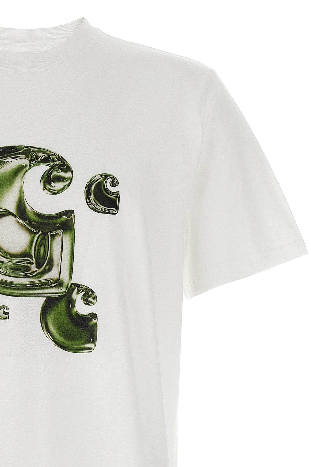 solar chrome c-logo t-shirt in lightweight cotton jersey