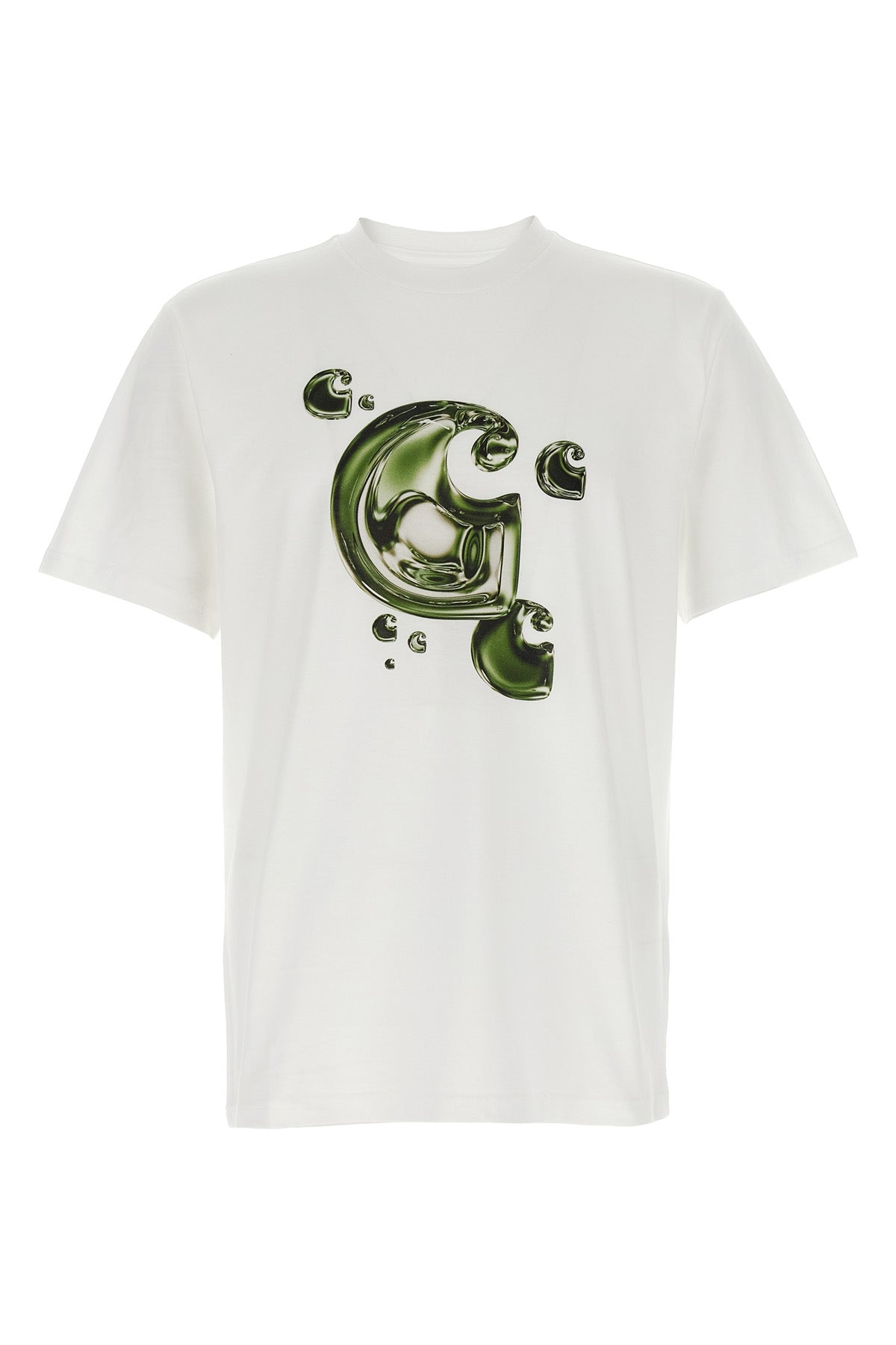 solar chrome c-logo t-shirt in lightweight cotton jersey