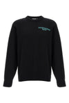 helix knitted cotton blend sweater