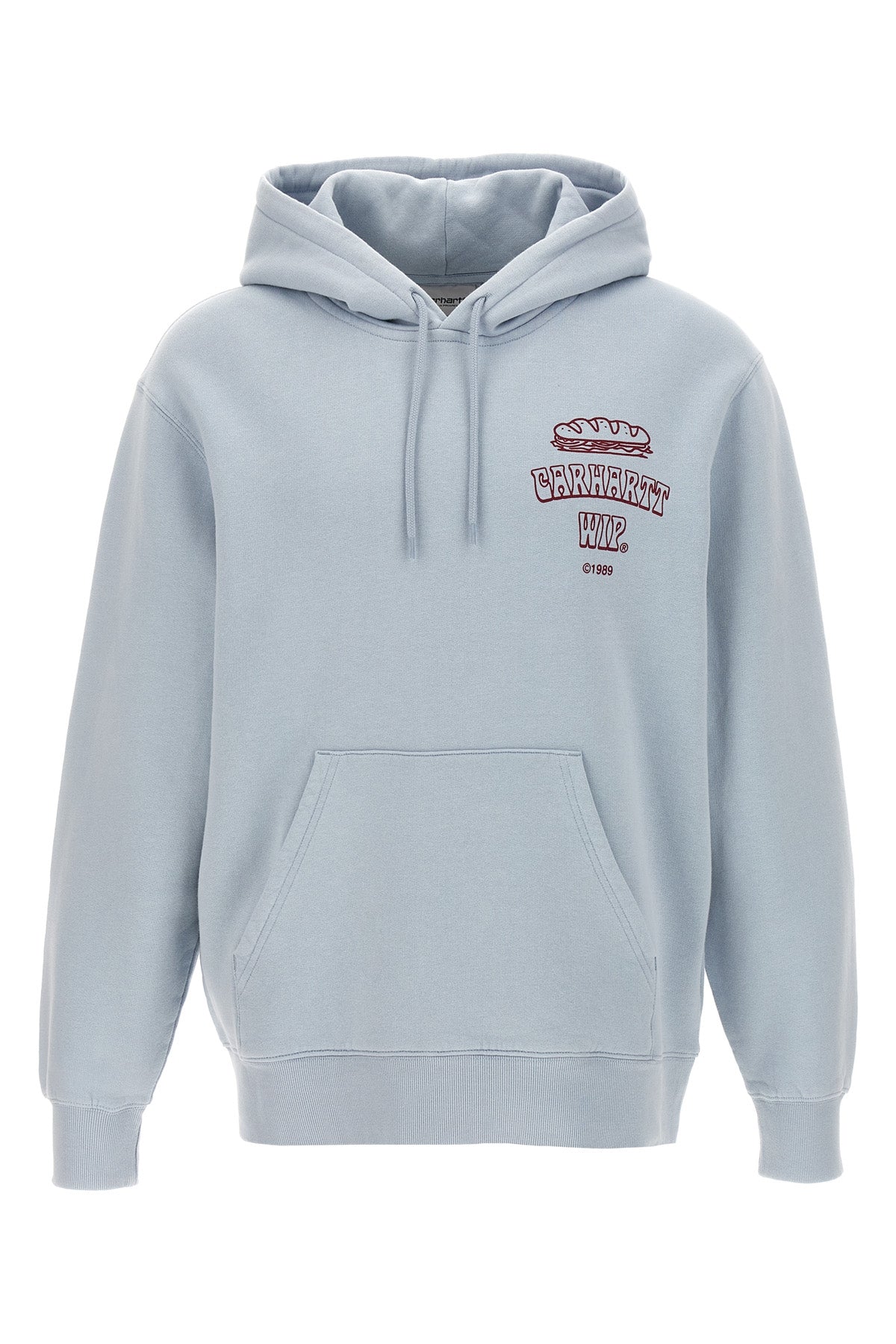 hooded sandwich cotton sweatshirt