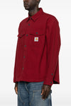selby overshirt in heavy garment-dyed cotton canvas