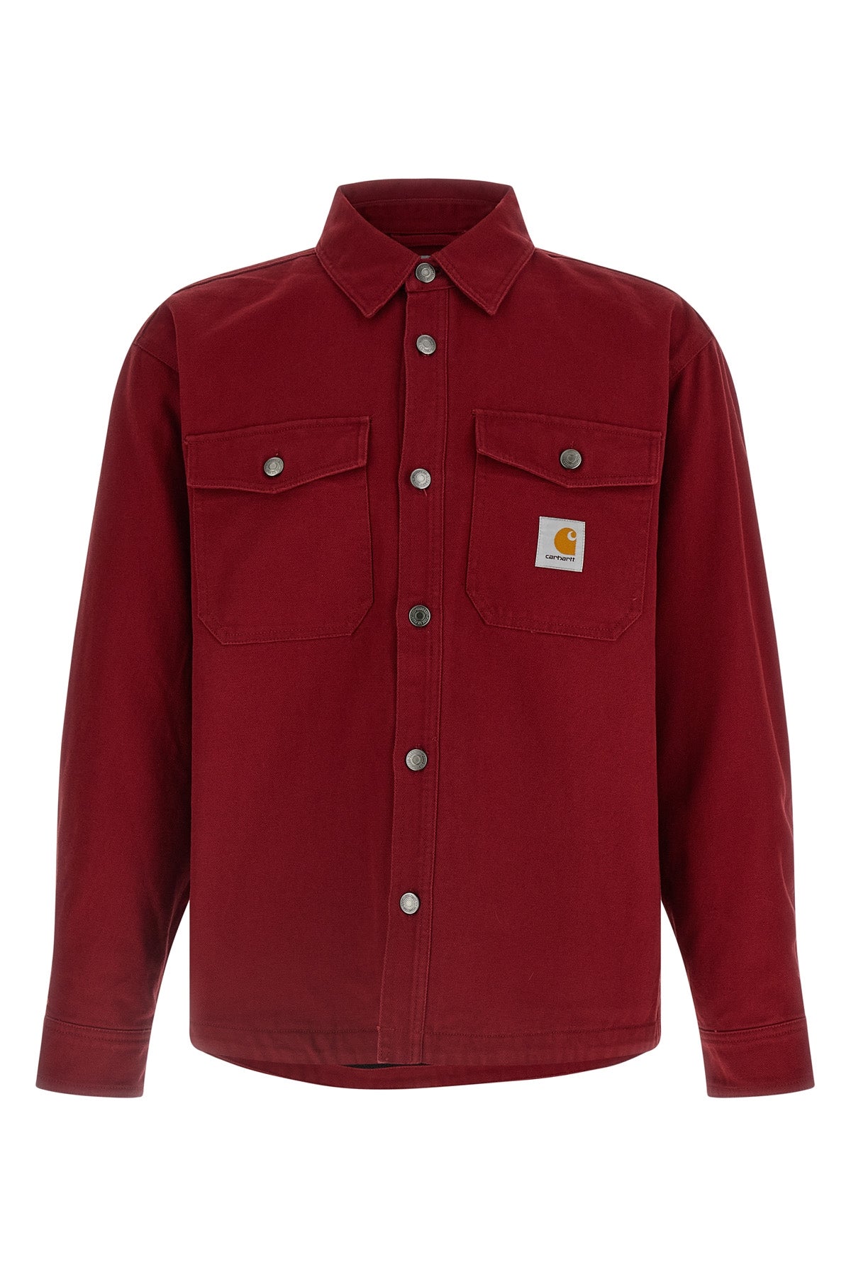 selby overshirt in heavy garment-dyed cotton canvas