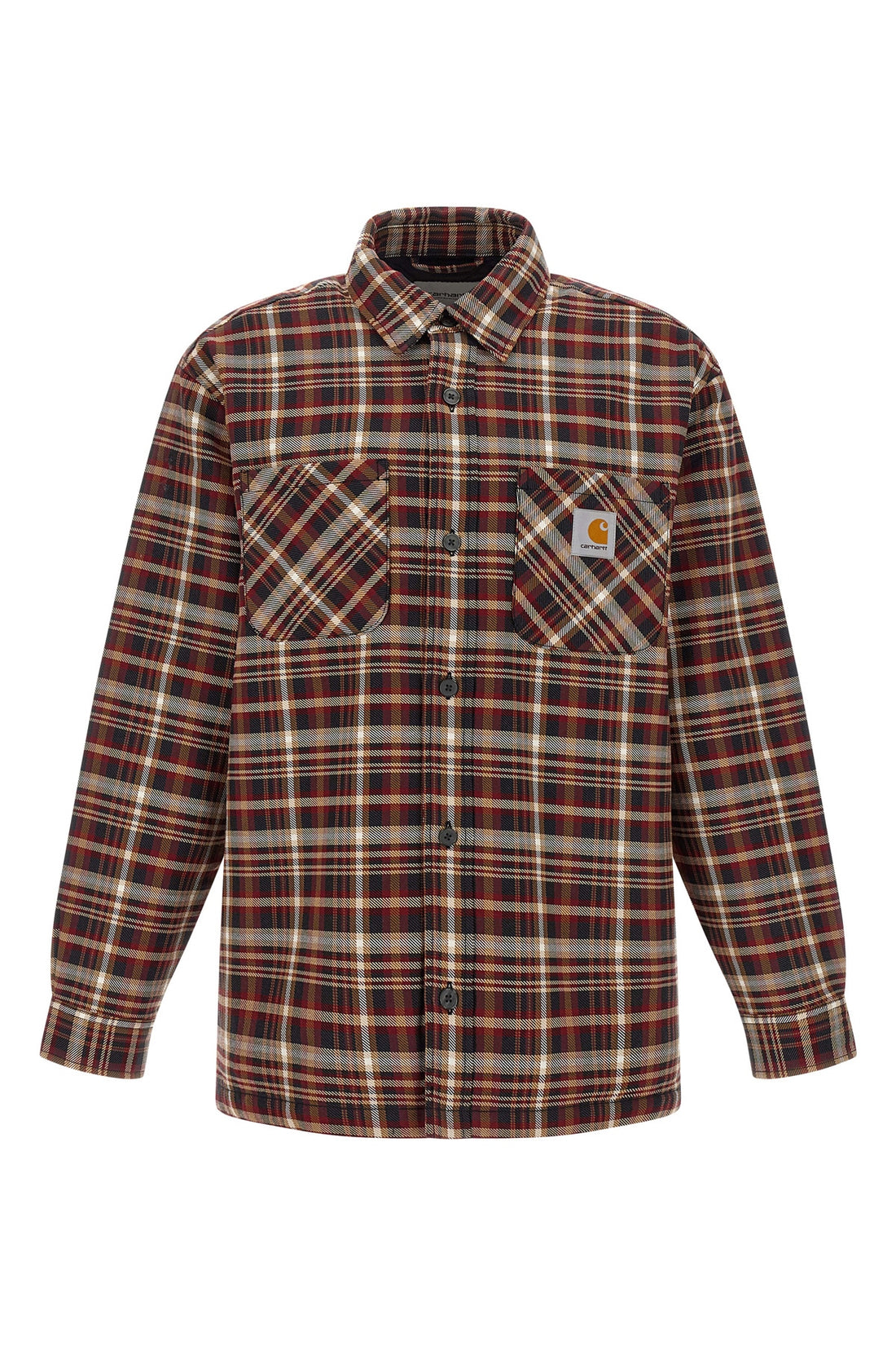 CARHARTT WIP L cronyn overshirt in medium-weight polyester-cotton twill dyed in patterned che