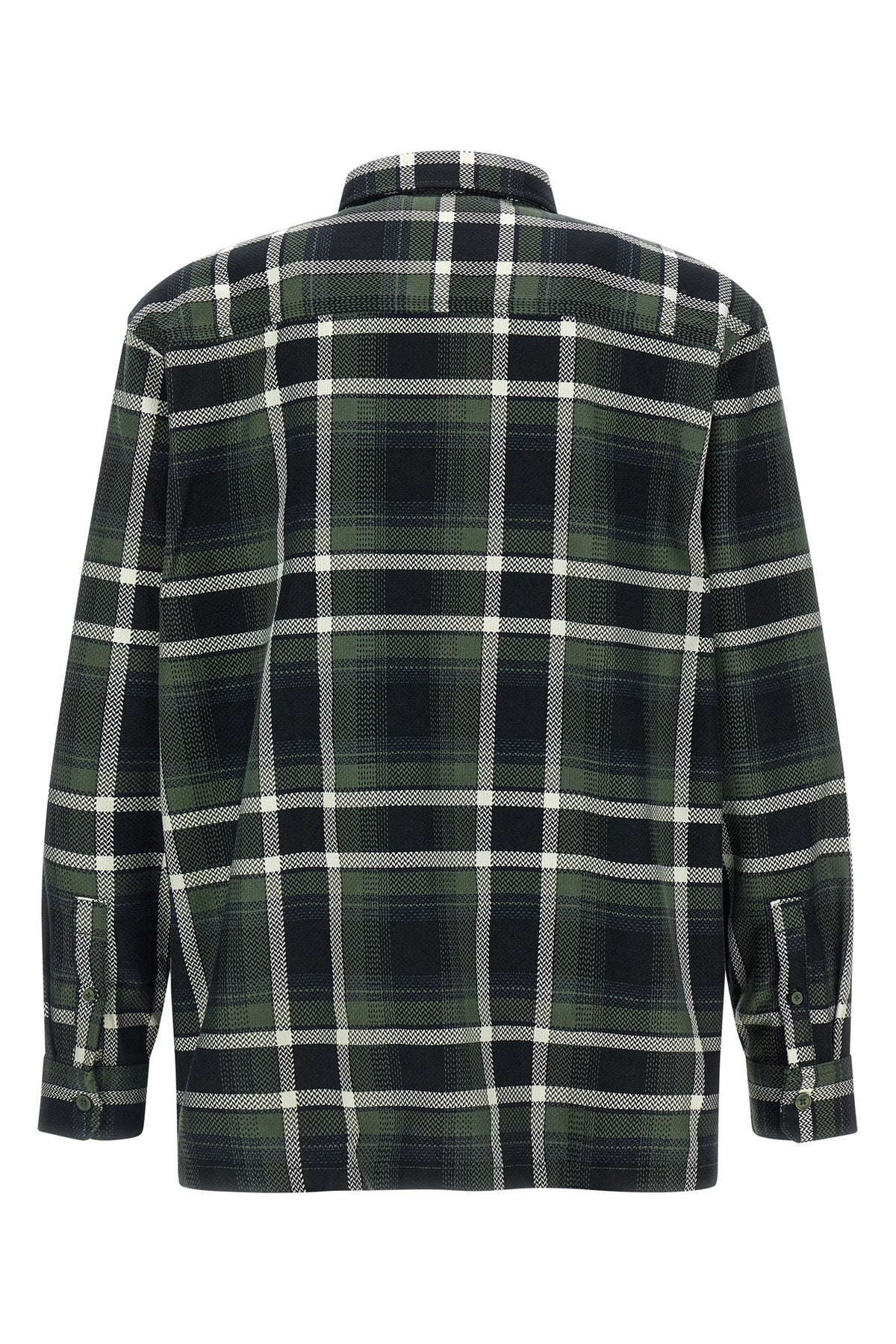 vaughn check made cotton jacquard shirt
