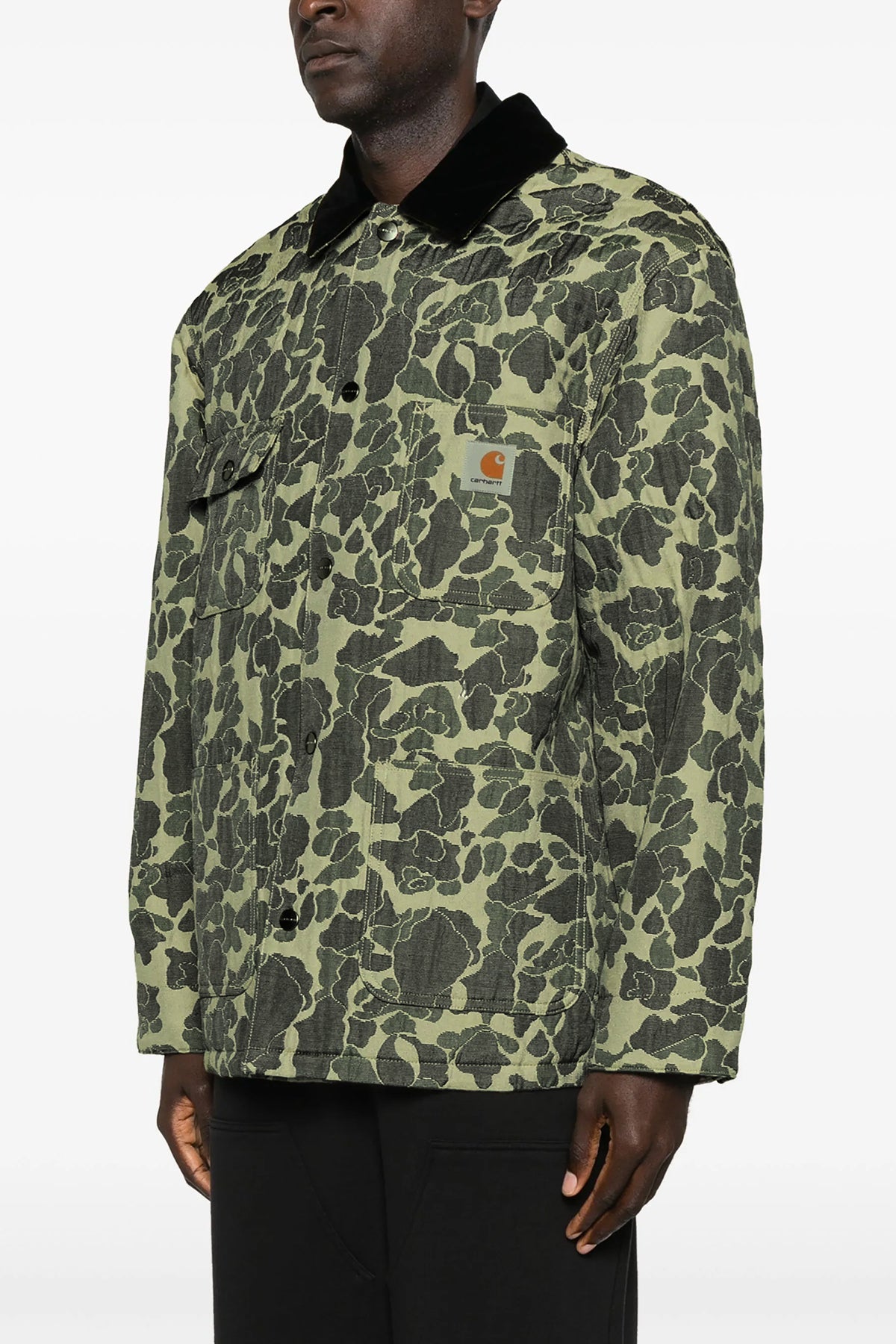 tapestry chore medium-weight cotton blend coat