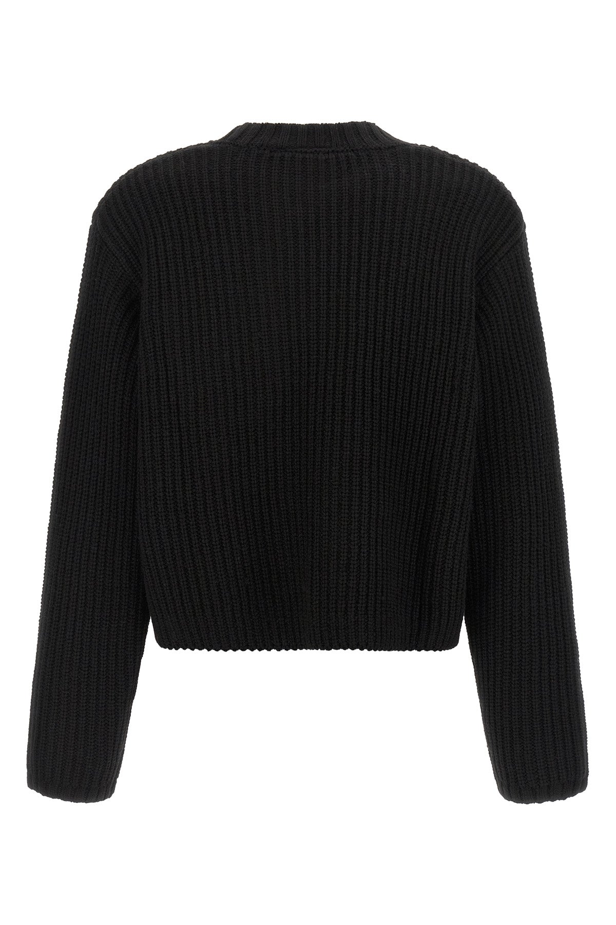 mira sweater thick-ribbed wool blend sweater