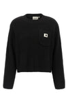 mira sweater thick-ribbed wool blend sweater
