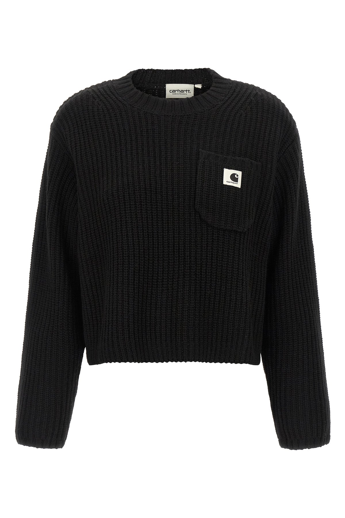 mira sweater thick-ribbed wool blend sweater