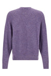 curtis sweater in mélange wool yarn blend