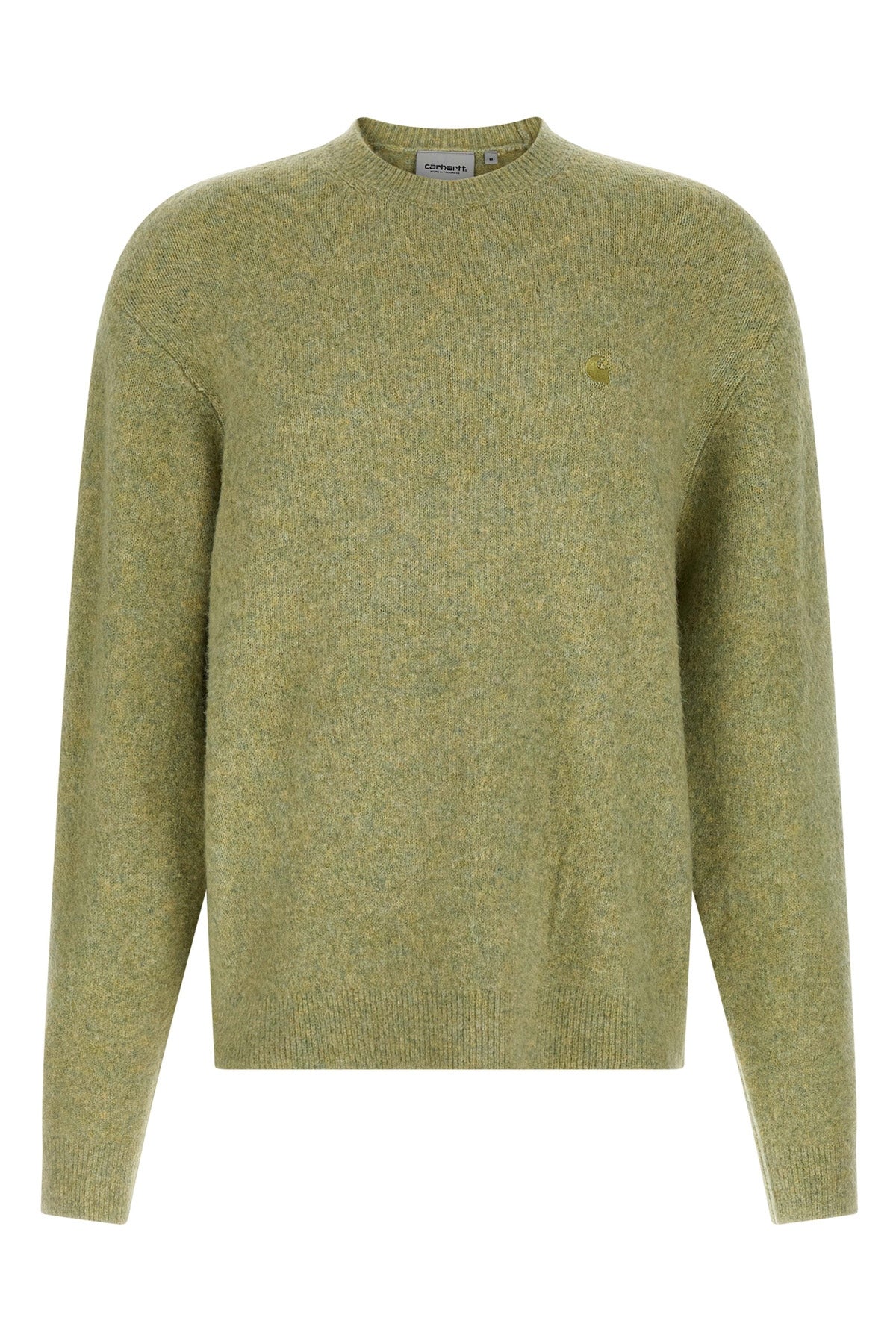 curtis sweater in mélange wool yarn blend