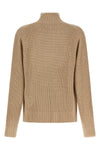 detroit half zip wool blend sweater