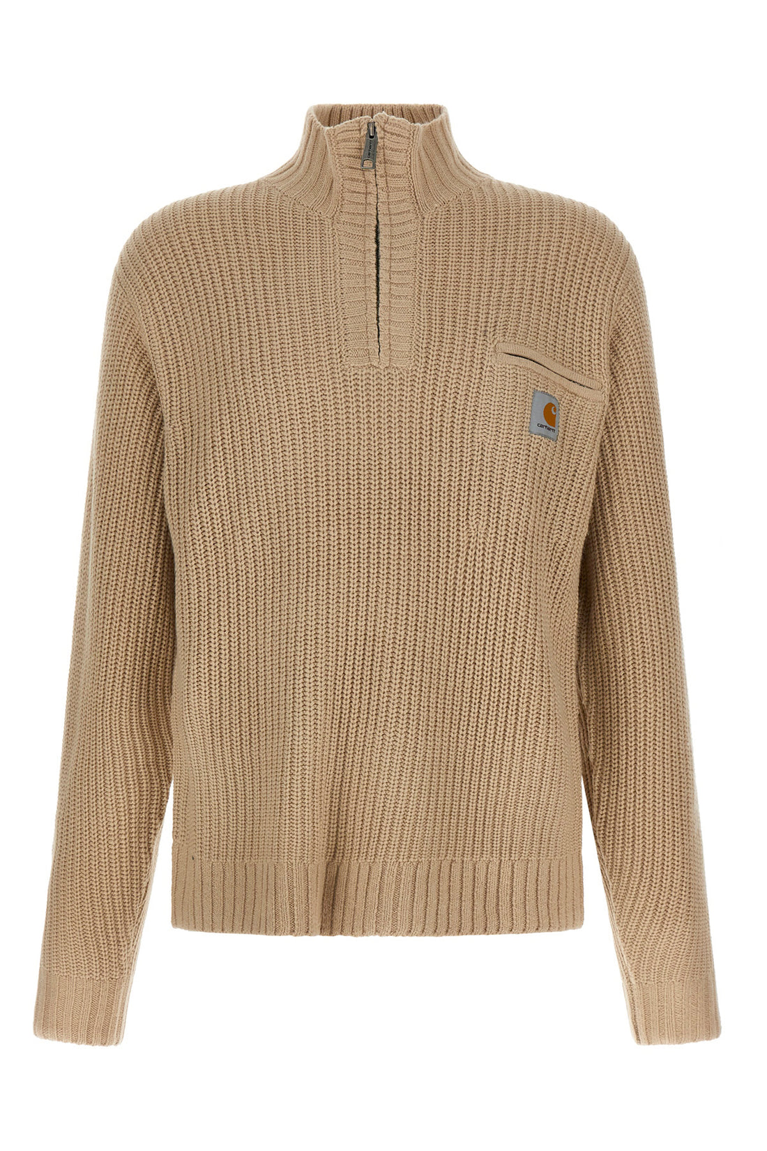 CARHARTT WIP XL detroit half zip wool blend sweater