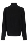 detroit half zip wool blend sweater