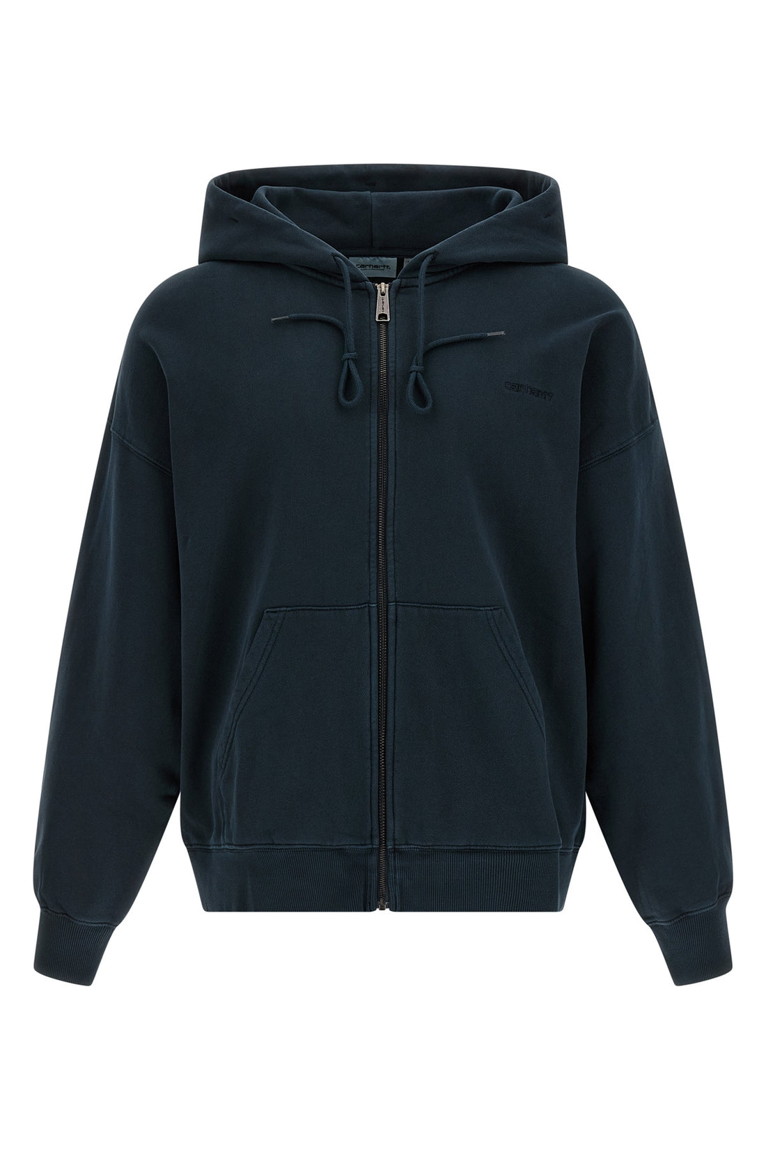 CARHARTT WIP L benton hoodie in heavy garment-dyed unbrushed cotton jersey