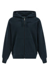 benton hoodie in heavy garment-dyed unbrushed cotton jersey