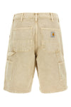 single knee dearborn cotton canvas bermuda shorts