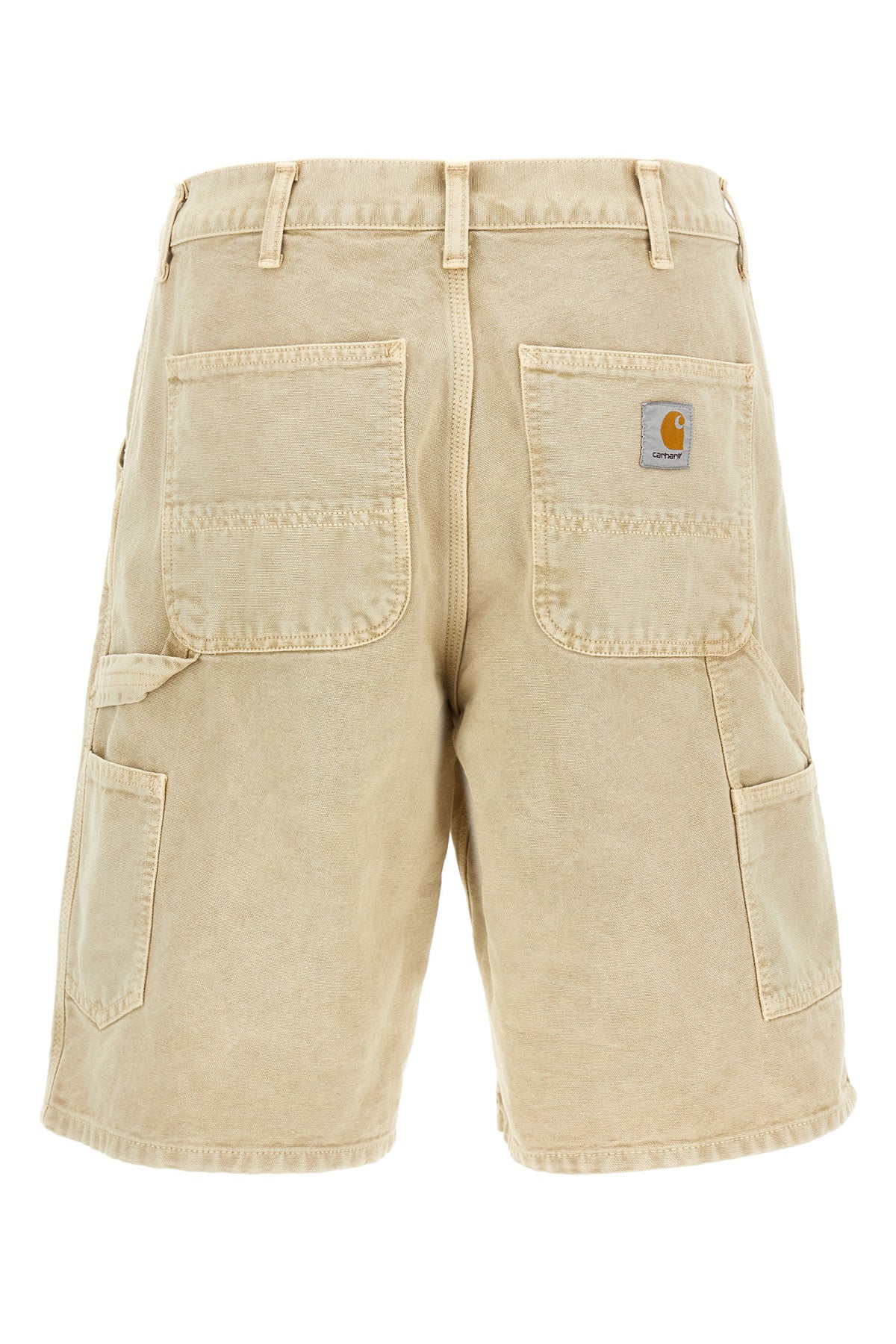 single knee dearborn cotton canvas bermuda shorts