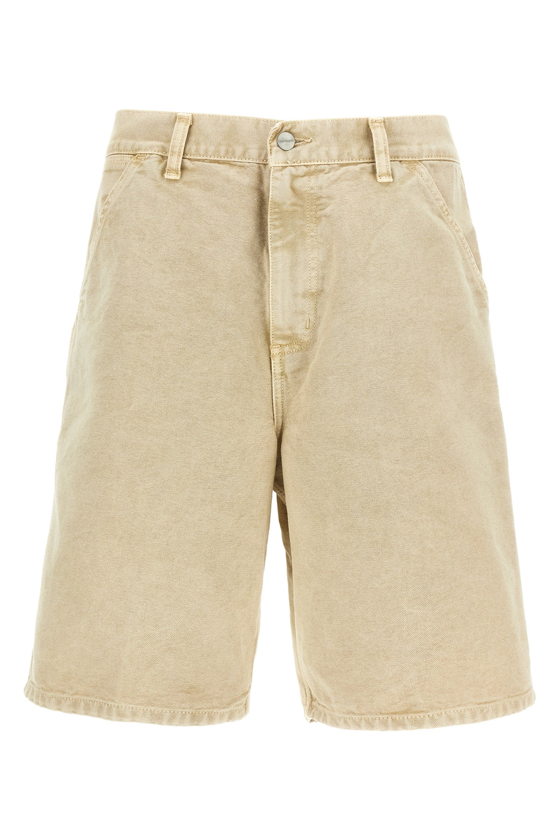 CARHARTT WIP 34 single knee dearborn cotton canvas bermuda shorts