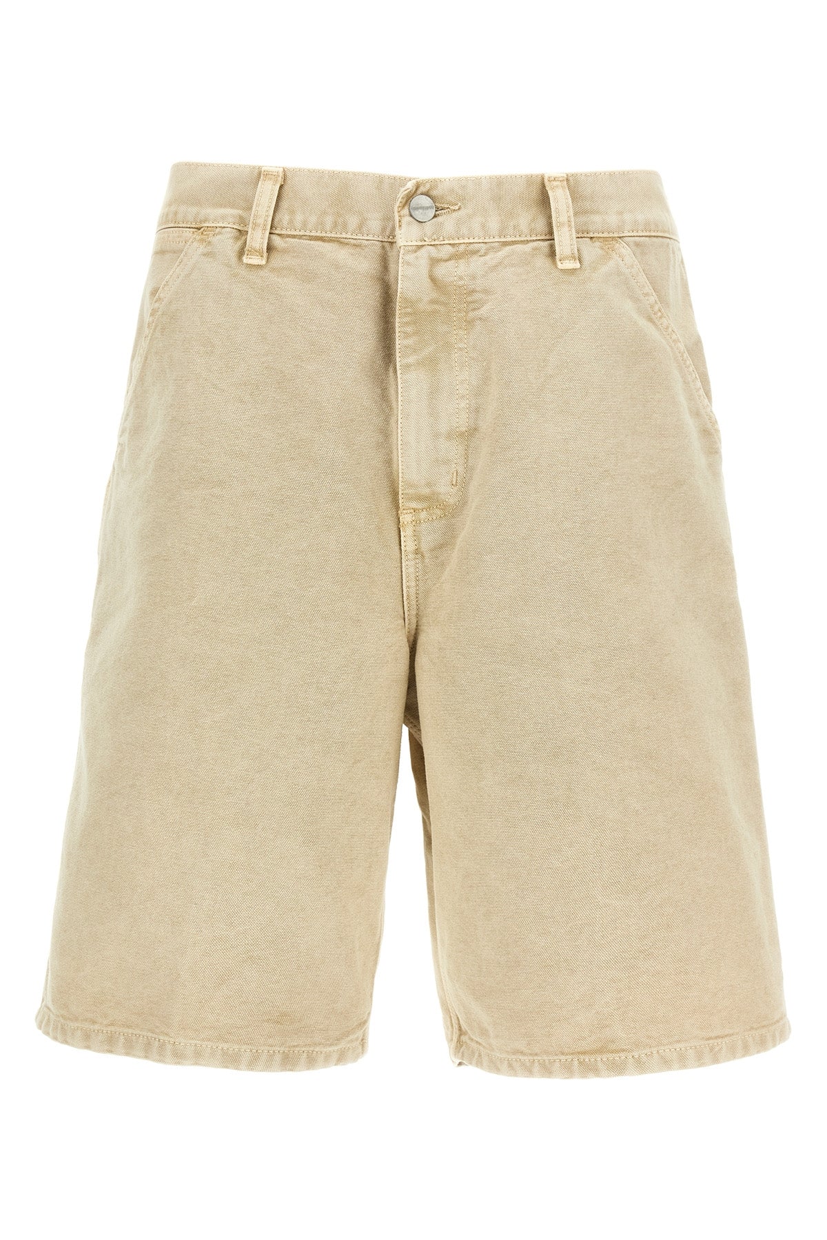 single knee dearborn cotton canvas bermuda shorts