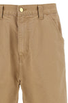 single knee graphic trousers in heavy dearborn cotton canvas